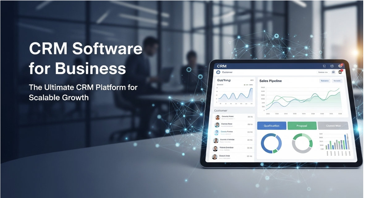 CRM management software for business overview
